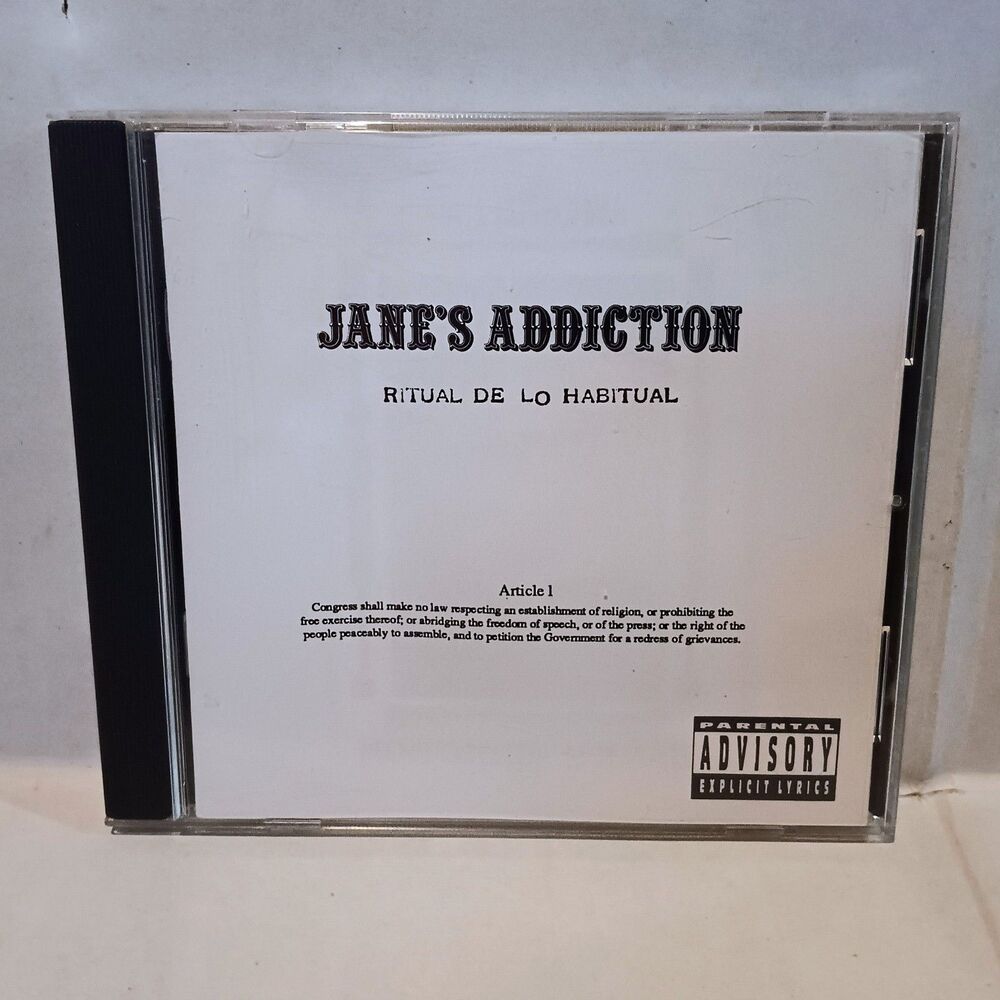 Janes Addiction Ritual De Lo Habitual (CD,1990)-Clean Cover-Alternative Rock